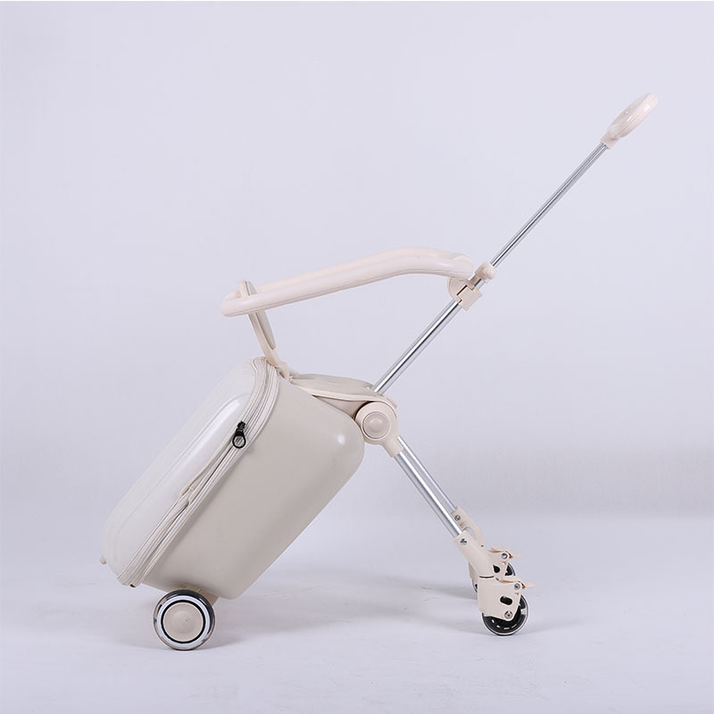 跨境新品儿童拉杆车旅行户外行李箱儿童推车拉杆箱宝妈旅行箱产品图