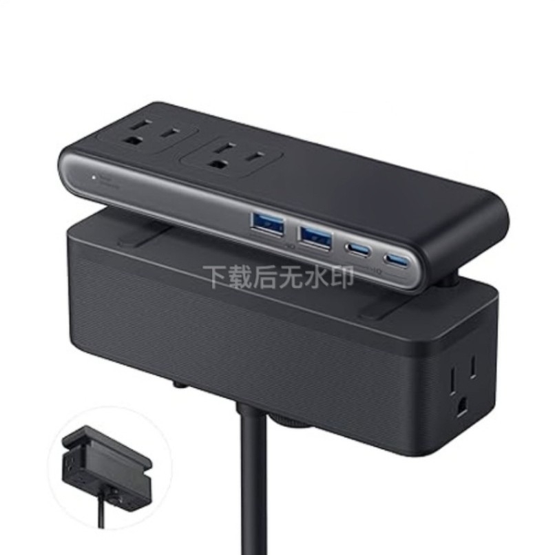 Amazon Bestseller: Edge Power Strip, a must-have for home and office use, suitable for 0.6 to 1.8-inch desktop sides