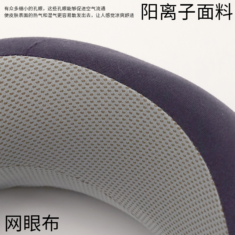 Portable eva storage box, memory foam U-shaped pillowcase, Kanglewu travel and office neck pillow, wholesale of neck protectors details Picture