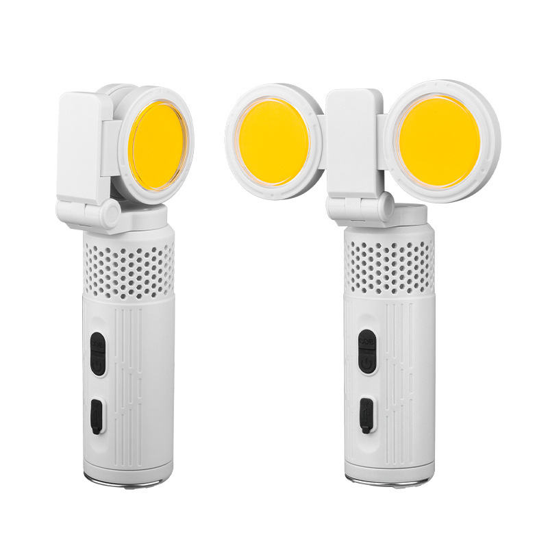 Cross-border COB high-intensity multi-functional color-changing light, strong magnetic work light, RGB marquee light, long-lasting rechargeable camping light, garden light, outdoor floor-standing lighting fixtures Item Picture