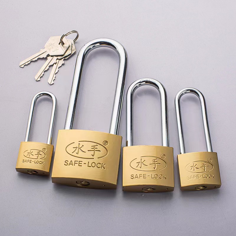 Sailor brand iron lock, small copper lock, lock head, household imitation copper padlock, single opening lock, full opening [Cross-border white Label] Application Scenario