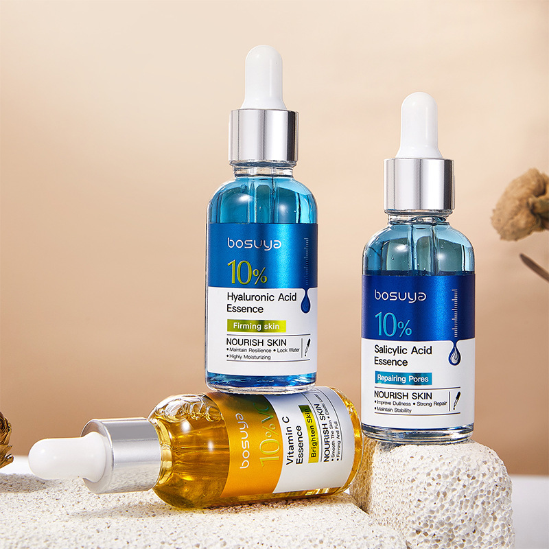 Cross-border exclusive BOSUYA essence for hydrating, moisturizing, and protecting the skin barrier against early aging. Wholesale of brightening essence oil