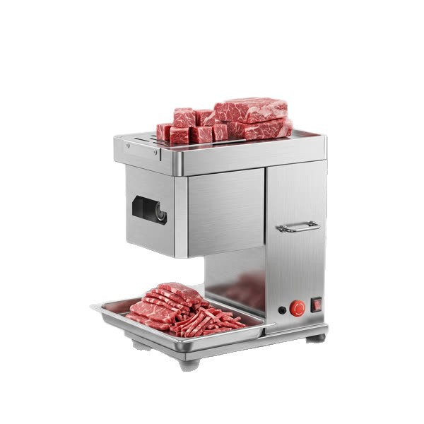 Factory direct sales of commercial multi-functional meat slicers, high-power fully automatic slicing, shredding and dicing machines, and kitchen equipment Item Picture