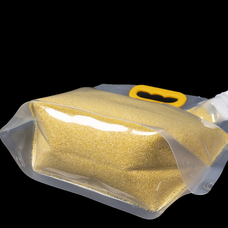 Wholesale manufacturer of large-diameter sealed storage bags for grains and cereals, beer and soy milk spout bags, cross-border foreign trade packaging bags Application Scenario