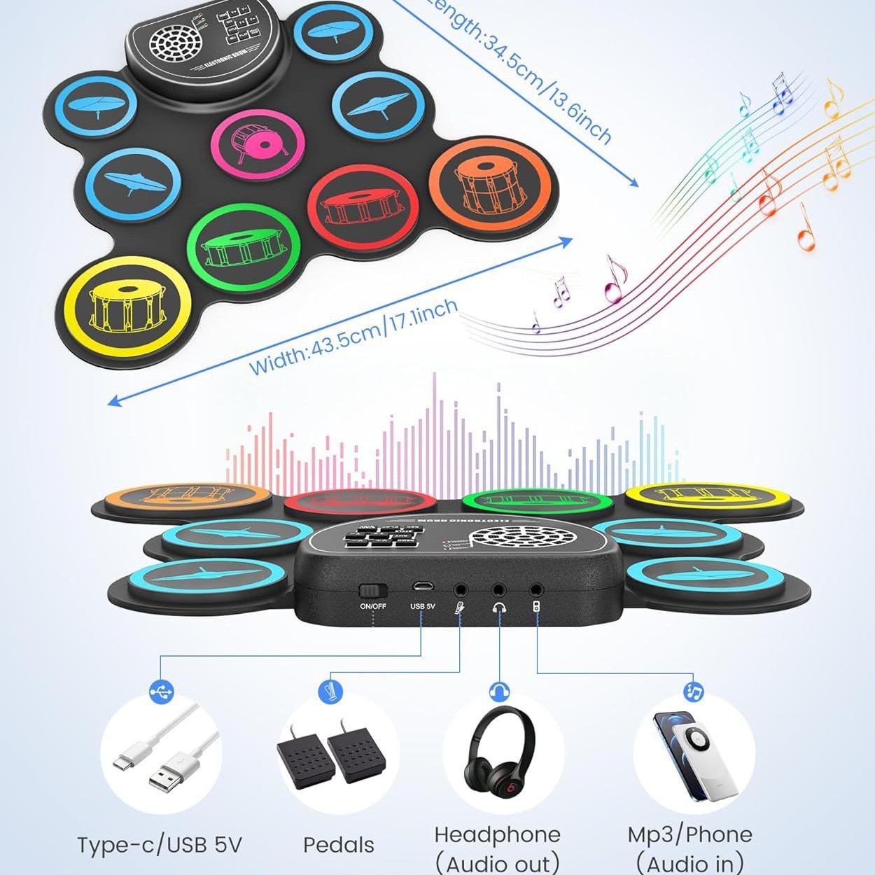 鼓类玩具实物图