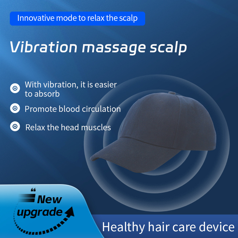 shanilak Cross-border Red Light Hair Care Cap: Oil Control, hair follicle Care, Hair growth, Dense hair development and healthy hair care cap details Picture