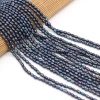 Natural freshwater pearl rice beads, black string beads, DIY jewelry accessories, handcrafted jewelry, semi-finished products, wholesale details Picture