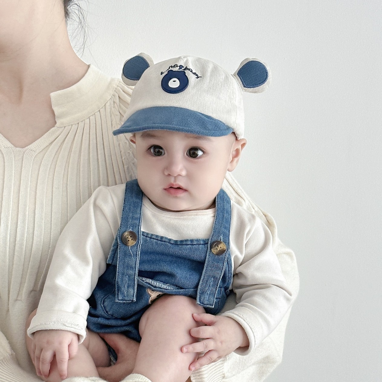 2025婴幼儿帽子春秋卡通可爱萌男童新款鸭舌帽软檐宝宝帽韩版秋冬