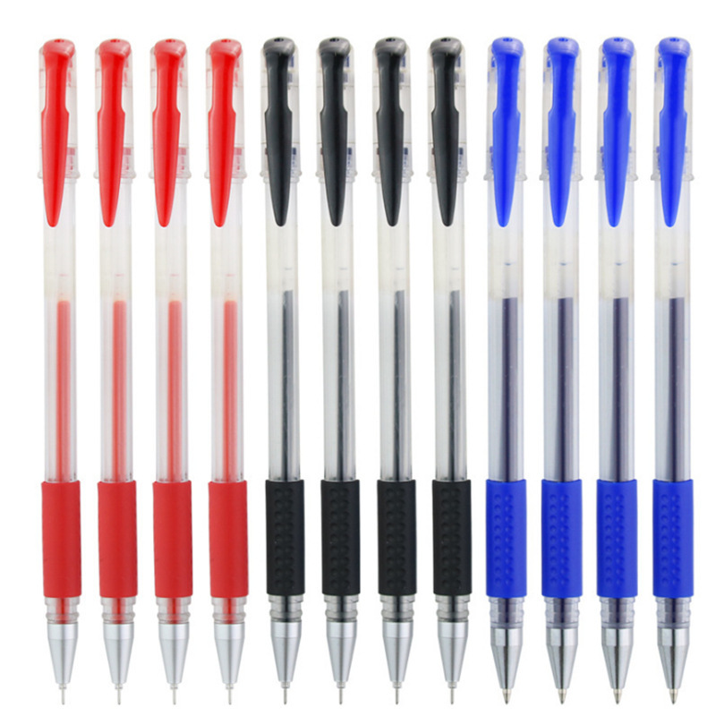 European standard gel pen, 0.5mm bullet pen, ballpoint pen, carbon water-based pen, examination and office signature pen Item Picture