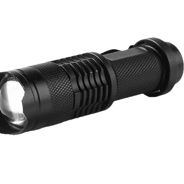 Factory wholesale function anti-aluminum alloy dimming mini USB rechargeable flashlight COB strong light outdoor lighting Item Picture