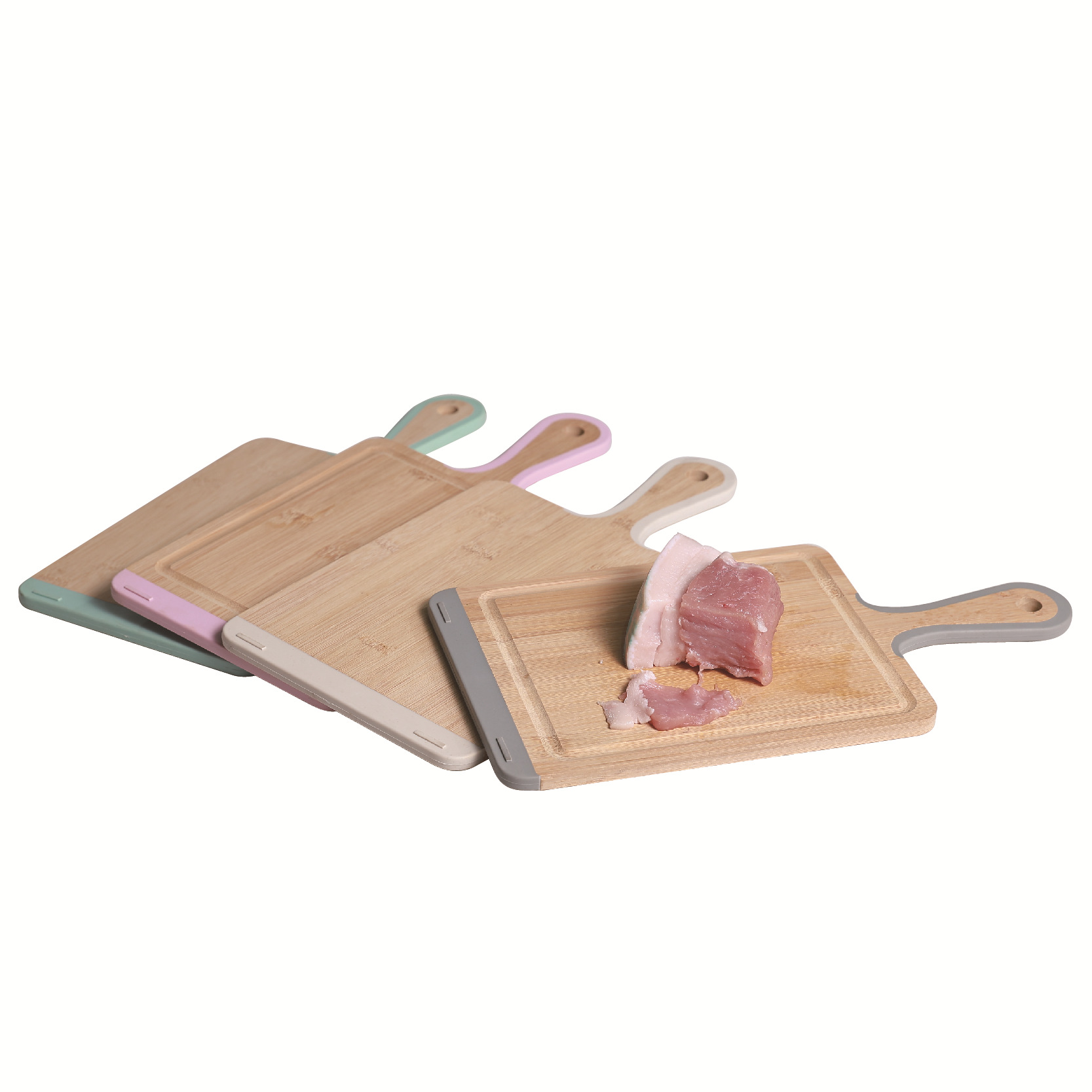 实木菜板/菜板/纯钛菜板/不锈钢菜板/硅胶菜板白底实物图