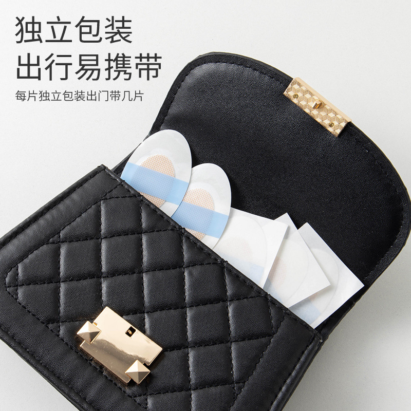 The heel of the high heels is attached with invisible foot stickers. They are ultra-thin, transparent, wear-resistant, waterproof, and available for cross-border wholesale. They are firm and not easy to fall off Application Scenario