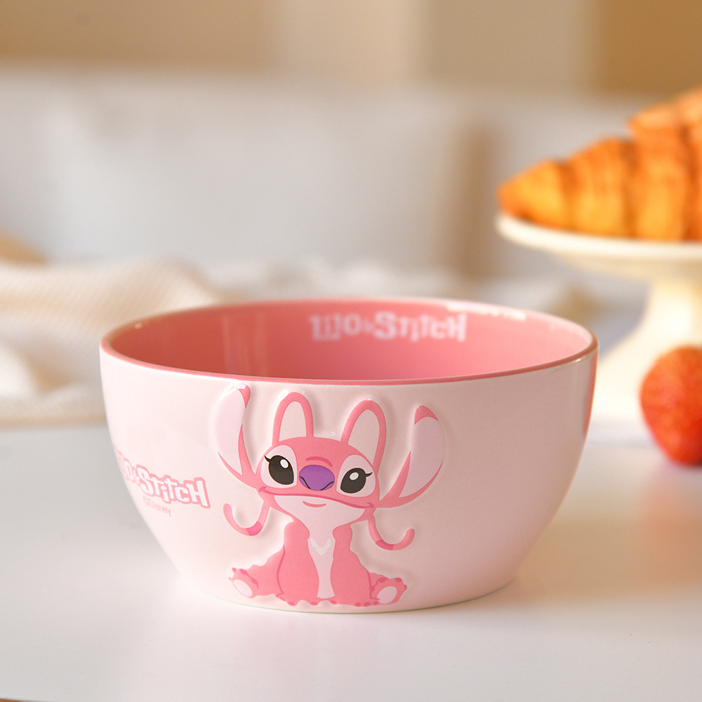 创意卡通6寸造型碗安琪饭碗史迪仔萌趣可爱家用餐具碗跨境批发细节图
