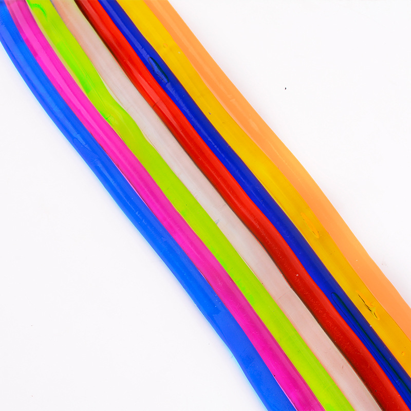Cross-border color visual sensory stress relief tpr noodles, elastic rope, tension rope, release stress relief, cheerleading toys details Picture
