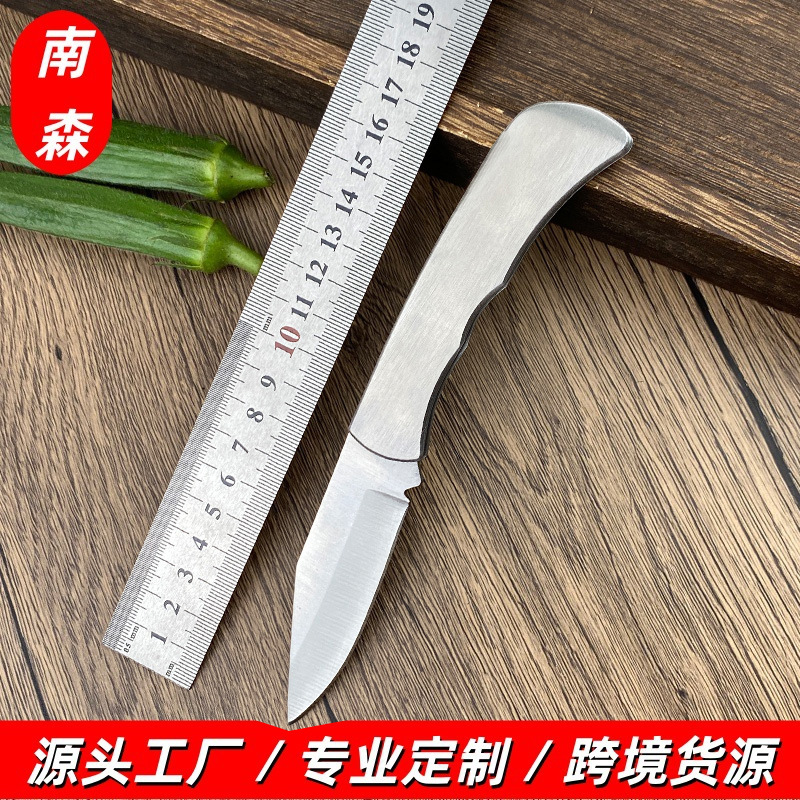 厂家定制外贸户外折防身水果刀不锈钢折叠刀户外小刀厂家多功能刀