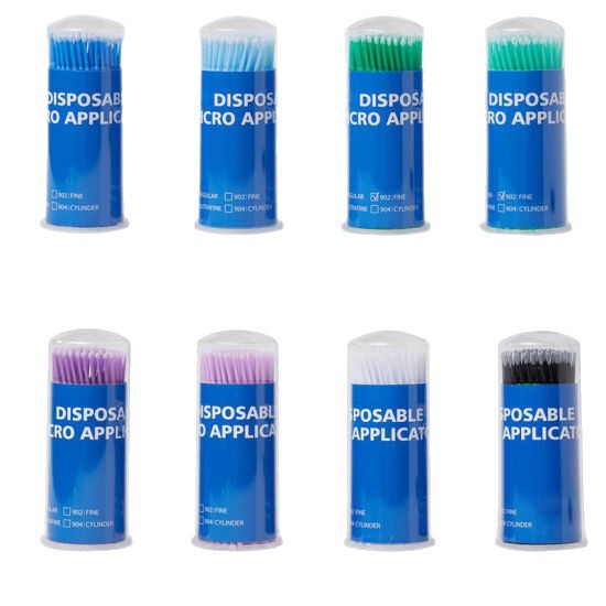 Cross-border exclusive dental disposable applicator sticks, multi-color small brushes, micro applicators, mascara brushes, oral brushes Item Picture