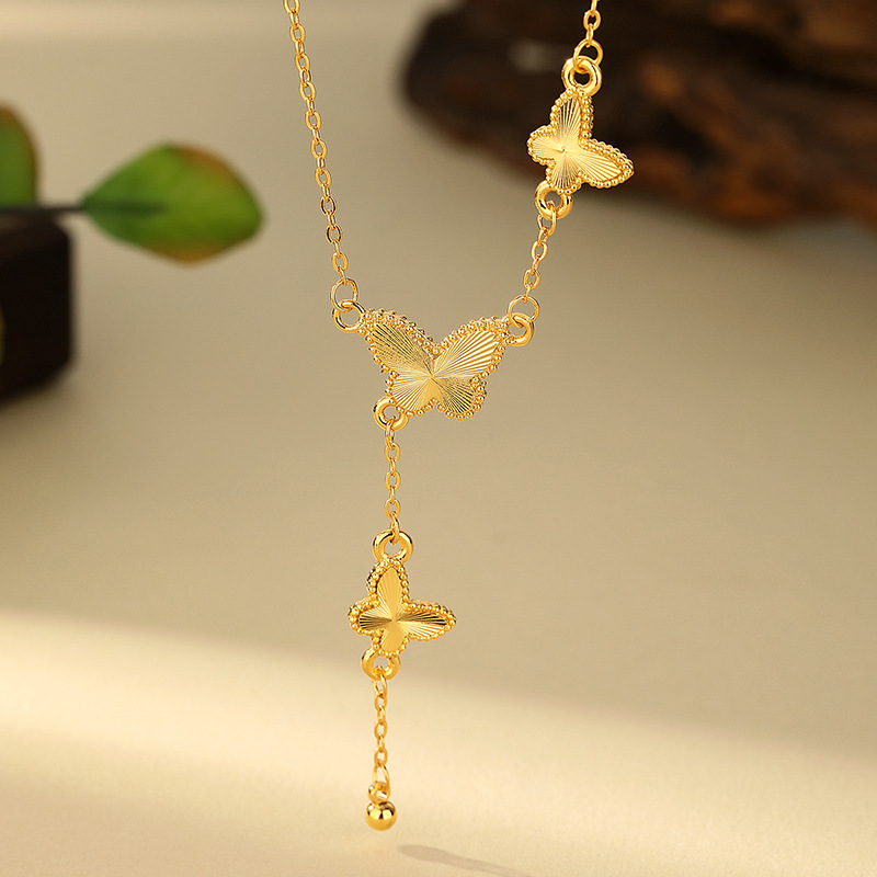 项链/不锈钢项链/首饰/珍珠项链/水钻瓜链项链产品图