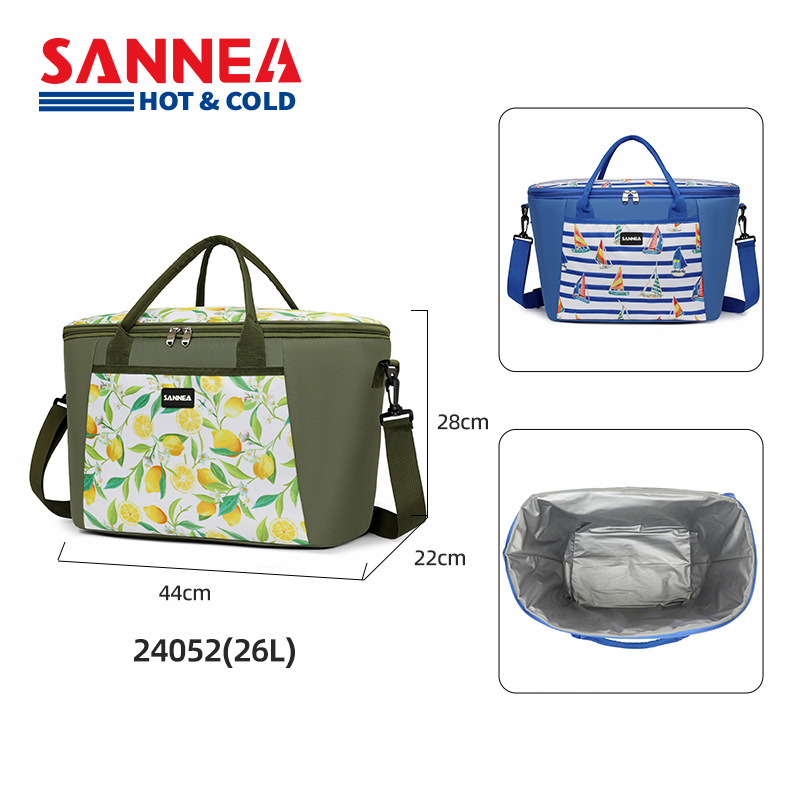 SANNE Multi-functional insulated and chilled lunch Pack, Cross-border outdoor picnic ice pack, large-capacity portable refrigerated ice pack Specification image