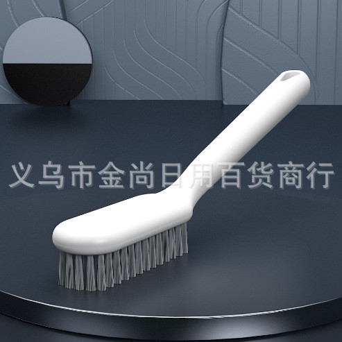 Solid-color long-handled brush, cleaning brush, multi-functional shoe cleaning brush, household brush, non-damaging soft bristle brush, laundry brush, cleaning brush details Picture
