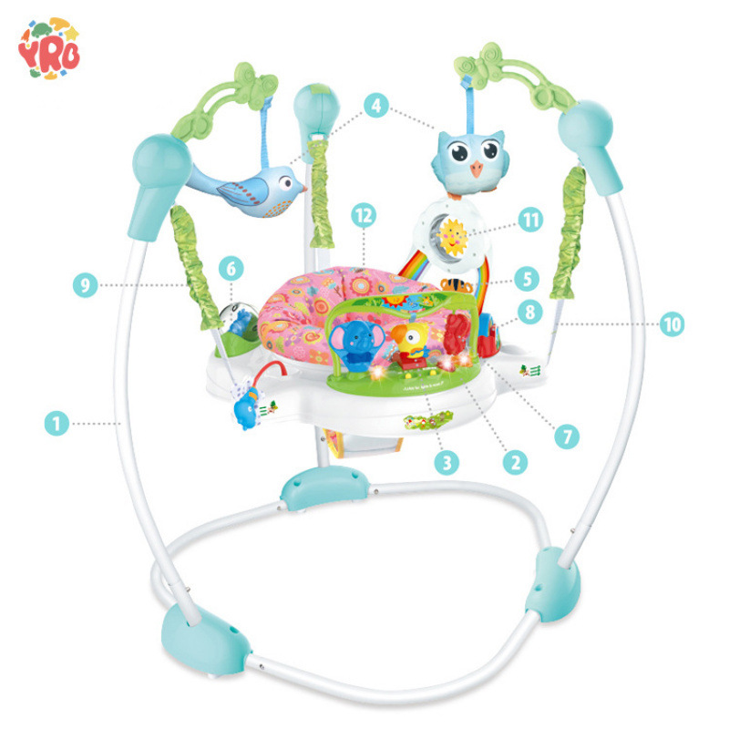 Cross-border baby fitness frame, large-sized jumping chair, baby multi-functional swing, bouncing chair, baby walker toy Application Scenario