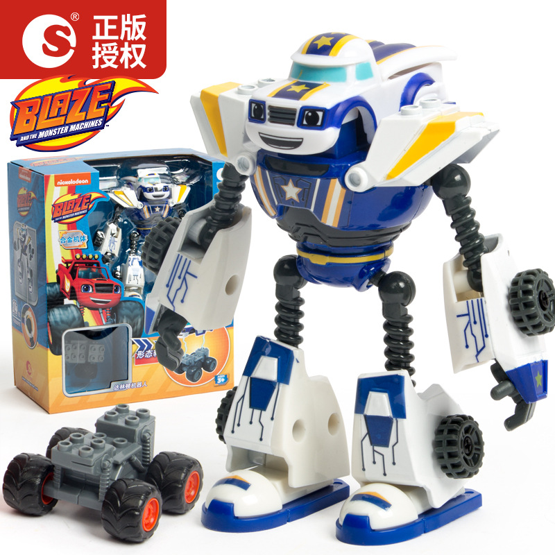 Official Chao Sheng Whirlwind Battle Team toy children's alloy transformable high-speed monster car toy robot model Specification image