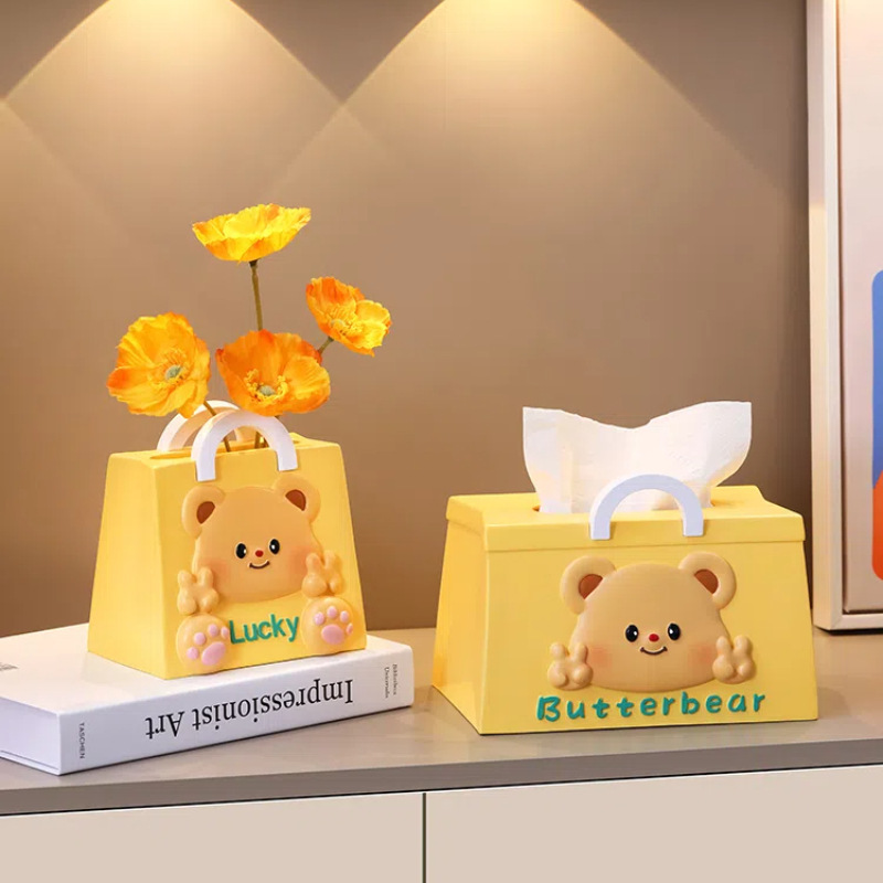 Cute bear pen holder storage ornaments, Teacher's Day gifts for students, pen holders, children's desk decorations wholesale Application Scenario
