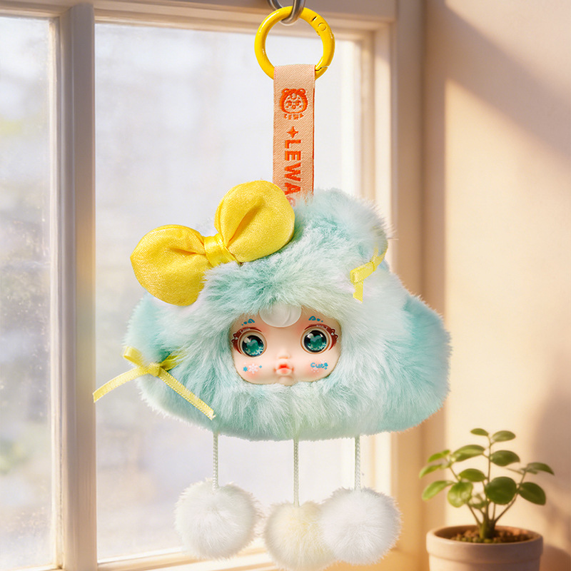 Youmi Xinqingyun Yu plush Pendant Blind Box, featuring a variety of cute plush toy dolls, is a gift blind box for girls Application Scenario