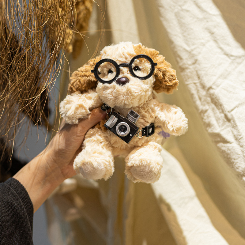Super cute egg tart, dog palm treasure, plush toy, camera, bow, puppy doll, backpack, pink heart pendant wholesale Application Scenario