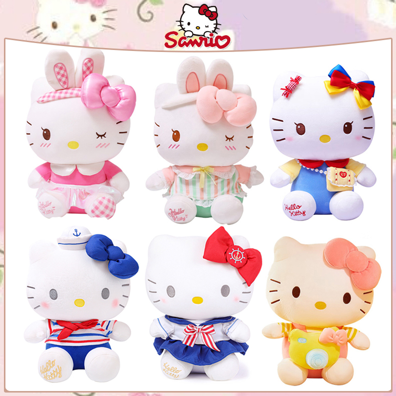 hellokitty small pendant, plush toy, genuine Hello kitty doll, cute Hello Kitty bag pendant Application Scenario