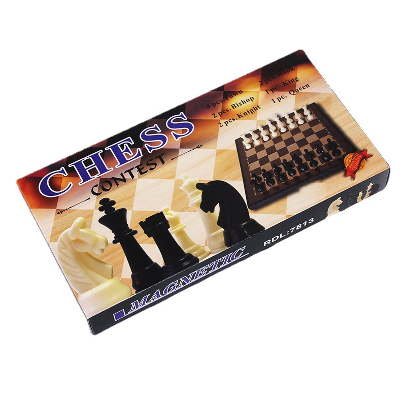 磁力强磁密胺磁性象棋便携可折叠大号彩盒棋牌娱乐国际象棋