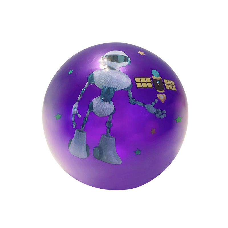 Outdoor sports cartoon labeled balls, children's inflatable toy balls, 9-inch PVC rubber balls, street stall supply Application Scenario