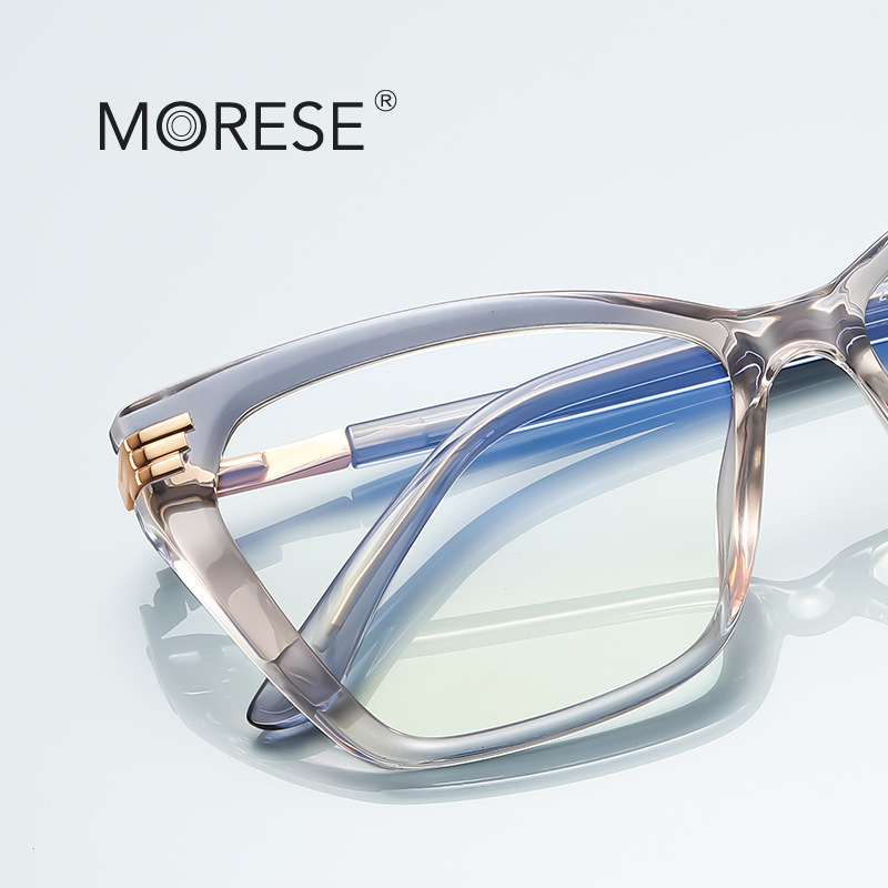 Anti-blue light glasses 2272 sweet progressive color TR optical frame, versatile for women without makeup, flat light glasses in factory stock details Picture