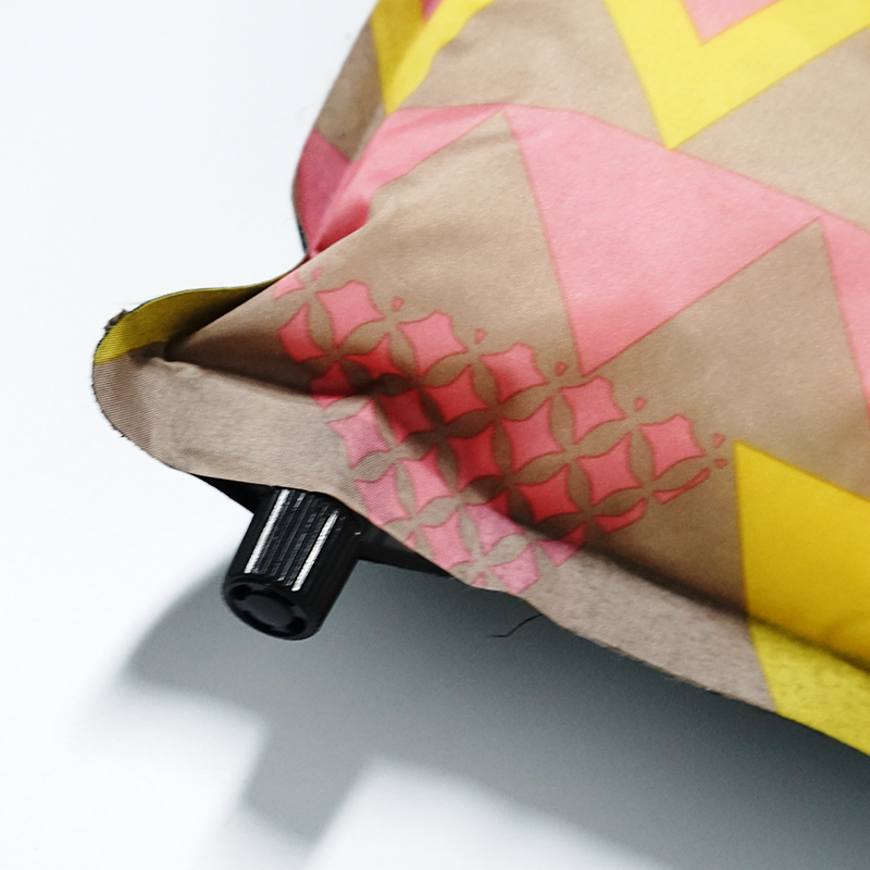 Inflatable ethnic-style printed pillows, sleeping pillows, car travel pillows, backrest pillows, outdoor leisure camping storage air pillows details Picture