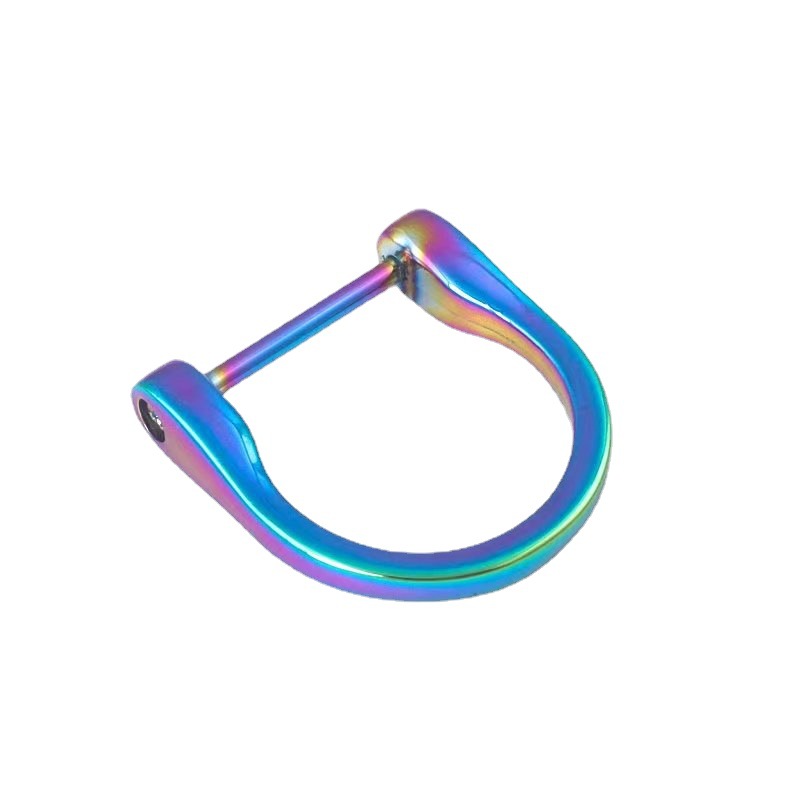 Wholesale of horseshoe buckle metal screws, D buckle detachable d ring buckle, horseshoe buckle women's bag repair parts, buttons Item Picture