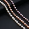 Natural freshwater pearl rice beads, DIY jewelry accessories, handmade jewelry necklaces, wholesale and production Item Picture
