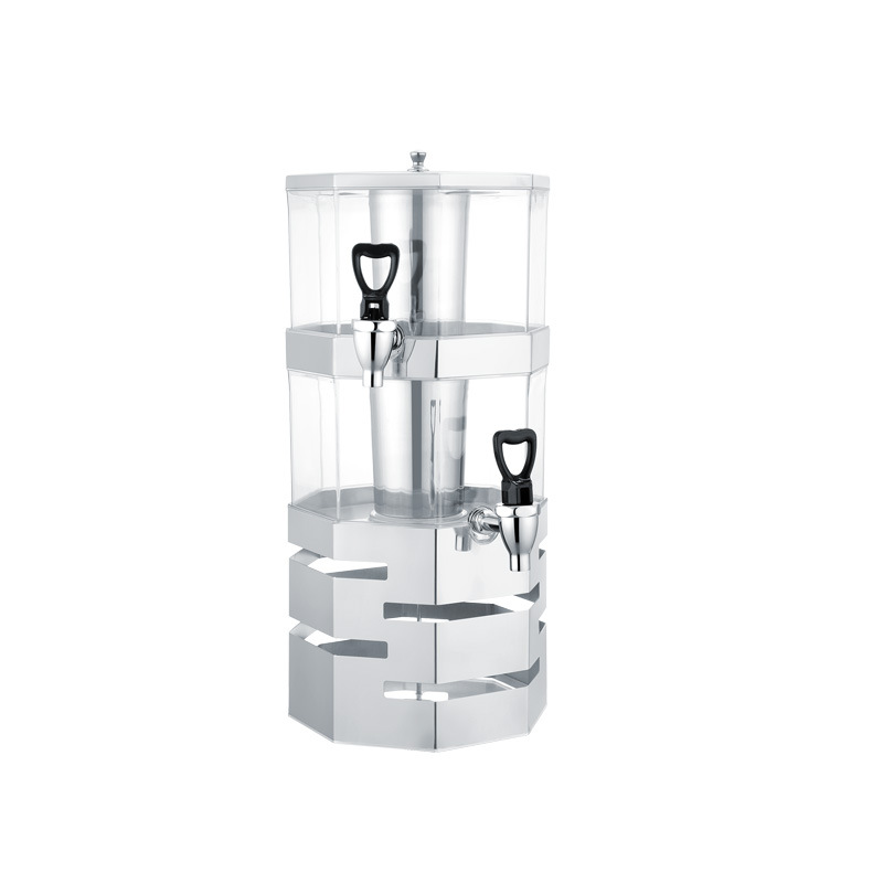Multi-layer stainless steel juice bowl, stacked tower buffet, multi-layer juice machine, cold drink machine, beverage machine details Picture