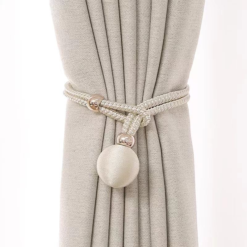 Cross-border spot wholesale, simple and non-perforated curtain ties, pull-out binding ropes, curtain buckle accessories, factory direct sales Item Picture