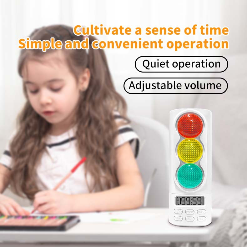 New cross-border traffic light timer, student enlightenment learning check-in schedule, high appearance level self-discipline timer details Picture