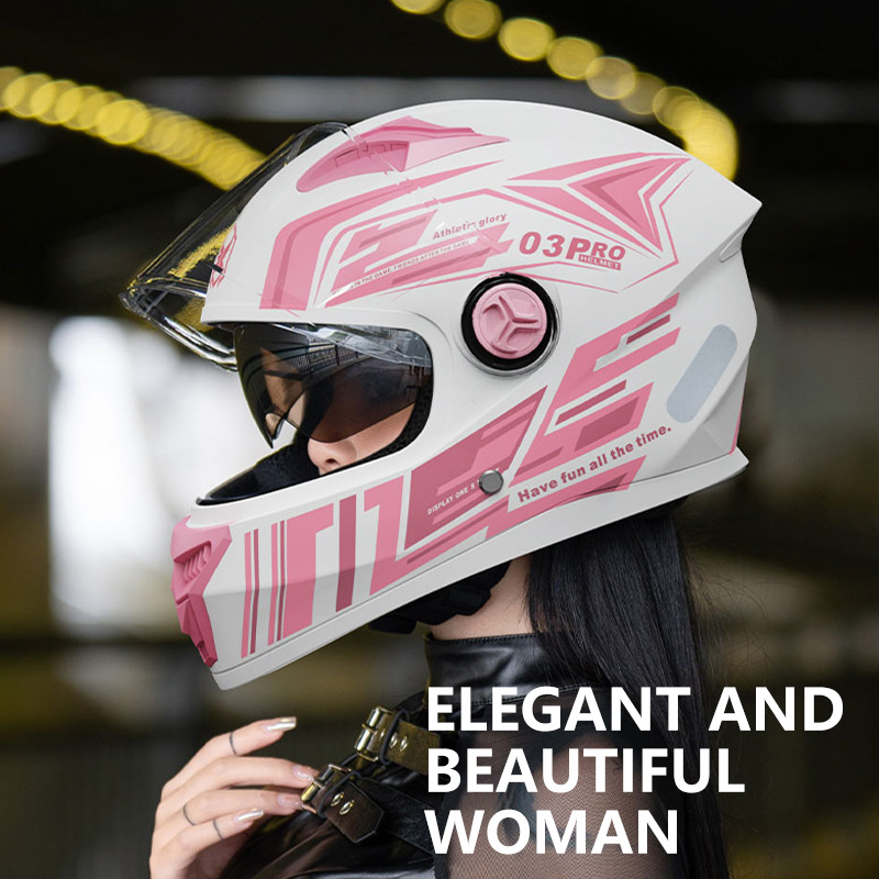 3C认证摩托车头盔男士四季通用机车骑行全盔女冬保暖新国标安全帽详情图3