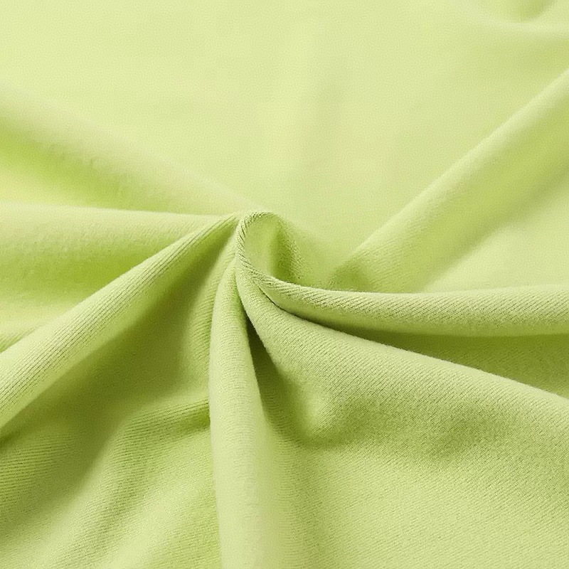 1*1 ribbed German fleece double-sided German fleece thickened knitted fabric, customizable base layer and warm garment