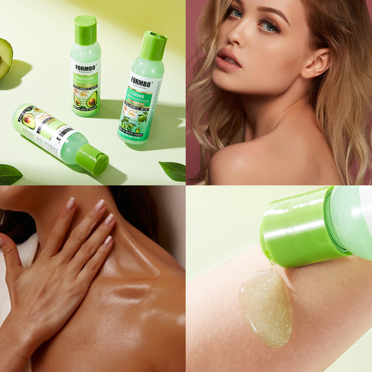 【 Cross-border Exclusive 】FORMBO Official Genuine Exfoliating and Peeling Gel for full-body cleansing and skin repair wholesale Application Scenario