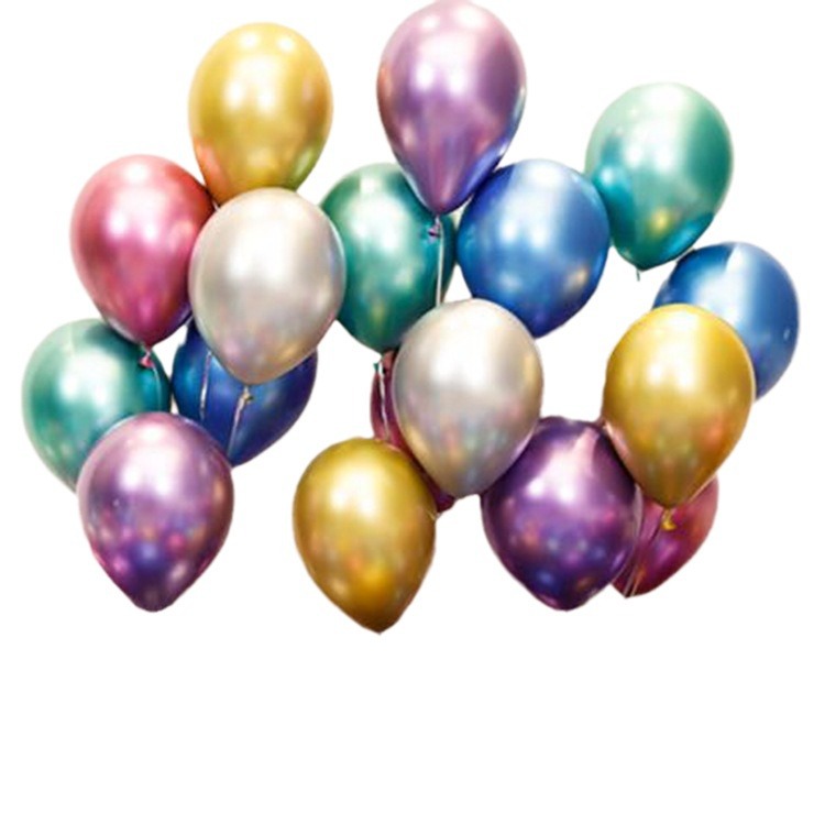 2.2-gram 10-inch cross-border metal balloons for birthday decoration, wedding scene arrangement, latex wedding decoration Item Picture