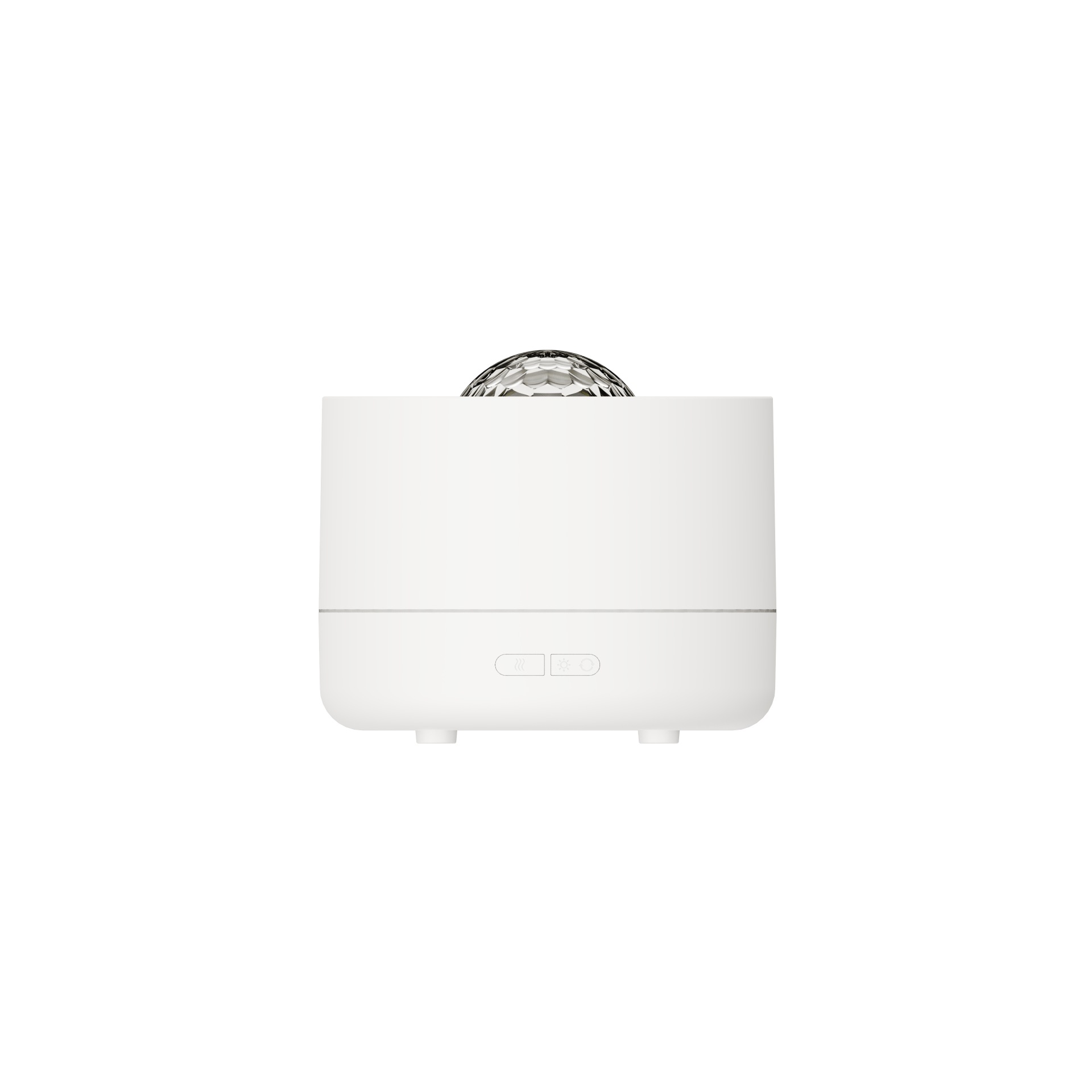 2025新款星空投影香薰机礼物USB插电大雾量七彩浪漫氛围灯加湿器白底实物图