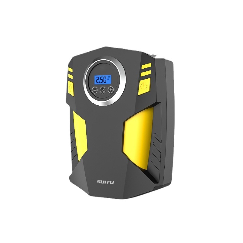 Portable intelligent digital display car air pump, small handheld car air pump, high power air filling machine Item Picture