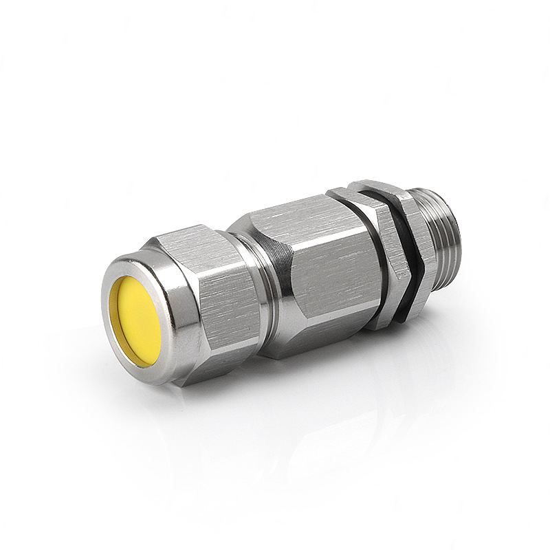 Extended stainless steel explosion-proof gran head armored explosion-proof metal cable waterproof joint, Marine double-sealed stuffing box Item Picture