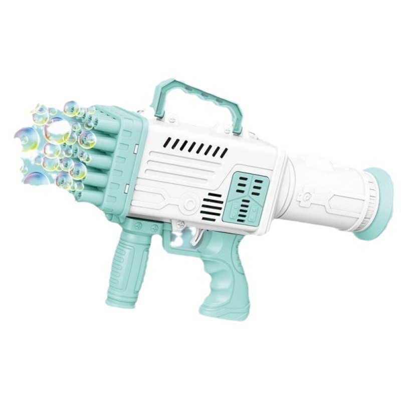 Cross-border Internet celebrity bestseller, 25-hole rocket launcher bubble machine, fully automatic bubble production, children's gifts Item Picture