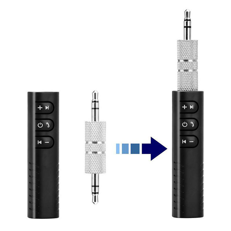 Lapel 3.5mm Bluetooth adapter car Bluetooth hands-free audio receiver 450 wireless car receiver details Picture
