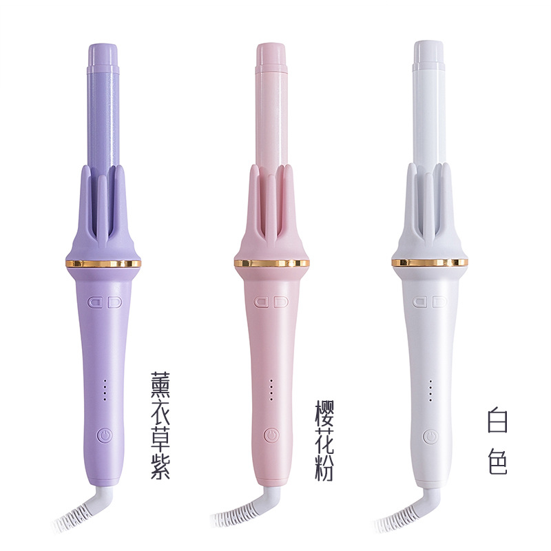28mm automatic curling iron, electric negative ion water ripple curling iron, a perfect perming tool for large waves without damaging hair Item Picture