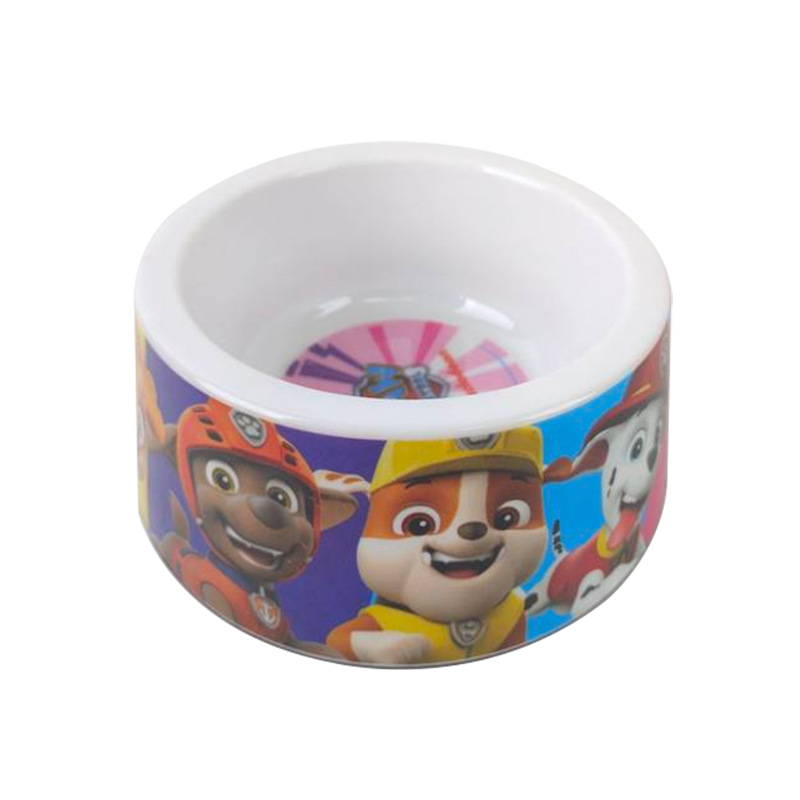Cartoon Paw Patrol cat bowl, pet cat feeder, single cat bowl, cat food bowl, pet supplies, anti-knock dog bowl Application Scenario