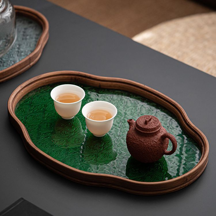 木托盘/竹木/木质茶盘/盘子木/木制托盘产品图